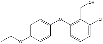 [2-chloro-6-(4-ethoxyphenoxy)phenyl]methanol 구조식 이미지