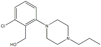 [2-chloro-6-(4-propylpiperazin-1-yl)phenyl]methanol Structure