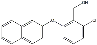 [2-chloro-6-(naphthalen-2-yloxy)phenyl]methanol Structure