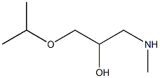 [2-hydroxy-3-(propan-2-yloxy)propyl](methyl)amine Structure