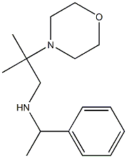 [2-methyl-2-(morpholin-4-yl)propyl](1-phenylethyl)amine Structure