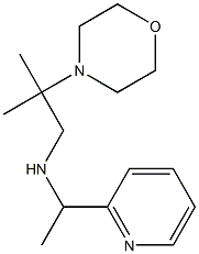 [2-methyl-2-(morpholin-4-yl)propyl][1-(pyridin-2-yl)ethyl]amine Structure