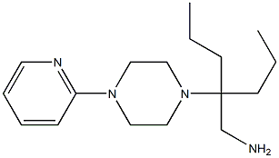 [2-propyl-2-(4-pyridin-2-ylpiperazin-1-yl)pentyl]amine Structure