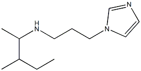 [3-(1H-imidazol-1-yl)propyl](3-methylpentan-2-yl)amine Structure