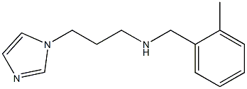 [3-(1H-imidazol-1-yl)propyl][(2-methylphenyl)methyl]amine 구조식 이미지