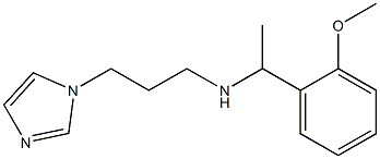 [3-(1H-imidazol-1-yl)propyl][1-(2-methoxyphenyl)ethyl]amine Structure