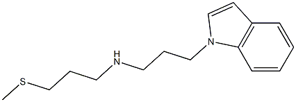 [3-(1H-indol-1-yl)propyl][3-(methylsulfanyl)propyl]amine Structure