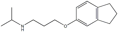 [3-(2,3-dihydro-1H-inden-5-yloxy)propyl](propan-2-yl)amine Structure