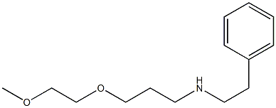 [3-(2-methoxyethoxy)propyl](2-phenylethyl)amine 구조식 이미지