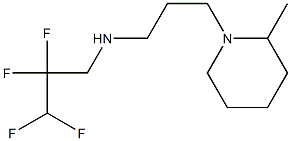 [3-(2-methylpiperidin-1-yl)propyl](2,2,3,3-tetrafluoropropyl)amine 구조식 이미지
