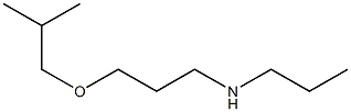 [3-(2-methylpropoxy)propyl](propyl)amine Structure