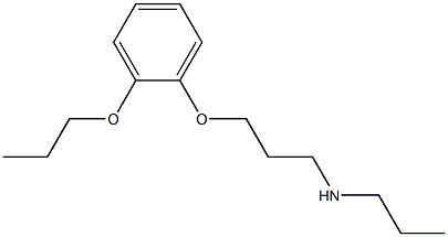 [3-(2-propoxyphenoxy)propyl](propyl)amine Structure