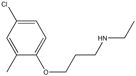 [3-(4-chloro-2-methylphenoxy)propyl](ethyl)amine Structure