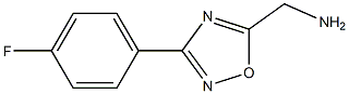 [3-(4-fluorophenyl)-1,2,4-oxadiazol-5-yl]methanamine Structure