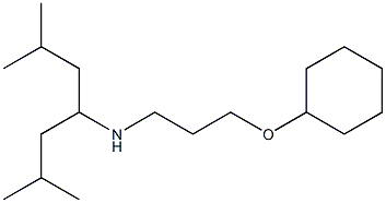 [3-(cyclohexyloxy)propyl](2,6-dimethylheptan-4-yl)amine Structure