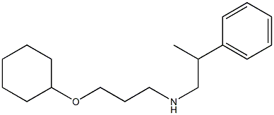 [3-(cyclohexyloxy)propyl](2-phenylpropyl)amine 구조식 이미지