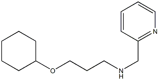 [3-(cyclohexyloxy)propyl](pyridin-2-ylmethyl)amine Structure