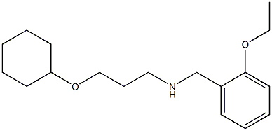 [3-(cyclohexyloxy)propyl][(2-ethoxyphenyl)methyl]amine 구조식 이미지