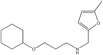 [3-(cyclohexyloxy)propyl][(5-methylfuran-2-yl)methyl]amine Structure