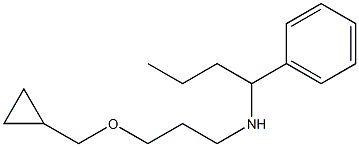 [3-(cyclopropylmethoxy)propyl](1-phenylbutyl)amine 구조식 이미지