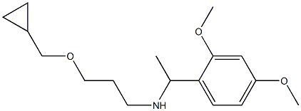 [3-(cyclopropylmethoxy)propyl][1-(2,4-dimethoxyphenyl)ethyl]amine Structure