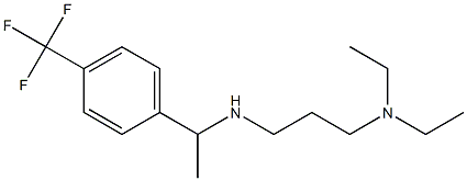 [3-(diethylamino)propyl]({1-[4-(trifluoromethyl)phenyl]ethyl})amine 구조식 이미지