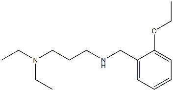 [3-(diethylamino)propyl][(2-ethoxyphenyl)methyl]amine 구조식 이미지