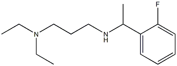 [3-(diethylamino)propyl][1-(2-fluorophenyl)ethyl]amine 구조식 이미지