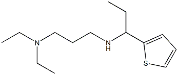 [3-(diethylamino)propyl][1-(thiophen-2-yl)propyl]amine Structure