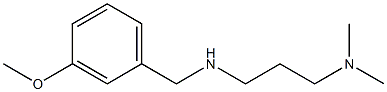 [3-(dimethylamino)propyl][(3-methoxyphenyl)methyl]amine Structure