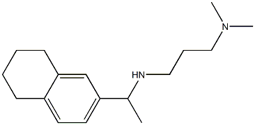 [3-(dimethylamino)propyl][1-(5,6,7,8-tetrahydronaphthalen-2-yl)ethyl]amine Structure