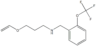 [3-(ethenyloxy)propyl]({[2-(trifluoromethoxy)phenyl]methyl})amine 구조식 이미지