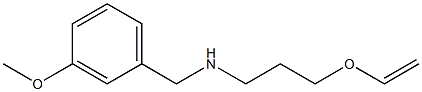 [3-(ethenyloxy)propyl][(3-methoxyphenyl)methyl]amine Structure