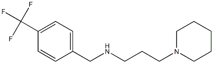 [3-(piperidin-1-yl)propyl]({[4-(trifluoromethyl)phenyl]methyl})amine Structure