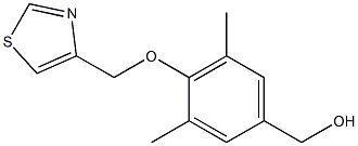 [3,5-dimethyl-4-(1,3-thiazol-4-ylmethoxy)phenyl]methanol Structure