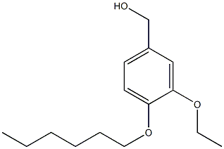 [3-ethoxy-4-(hexyloxy)phenyl]methanol 구조식 이미지