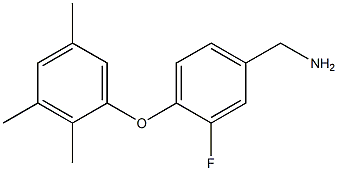 [3-fluoro-4-(2,3,5-trimethylphenoxy)phenyl]methanamine 구조식 이미지