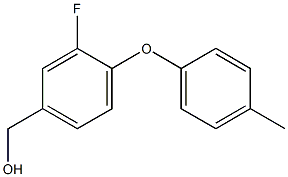[3-fluoro-4-(4-methylphenoxy)phenyl]methanol Structure