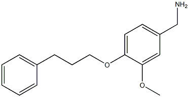 [3-methoxy-4-(3-phenylpropoxy)phenyl]methanamine 구조식 이미지