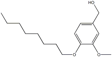 [3-methoxy-4-(octyloxy)phenyl]methanol 구조식 이미지