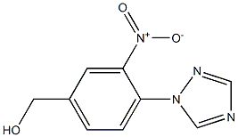 [3-nitro-4-(1H-1,2,4-triazol-1-yl)phenyl]methanol Structure