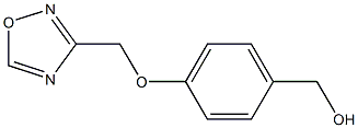 [4-(1,2,4-oxadiazol-3-ylmethoxy)phenyl]methanol Structure