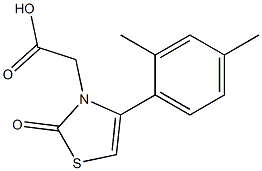 [4-(2,4-dimethylphenyl)-2-oxo-1,3-thiazol-3(2H)-yl]acetic acid Structure