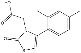 [4-(2,4-dimethylphenyl)-2-oxo-1,3-thiazol-3(2H)-yl]acetic acid 구조식 이미지