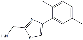 [4-(2,5-dimethylphenyl)-1,3-thiazol-2-yl]methanamine Structure