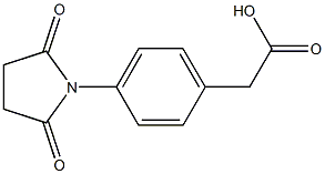 [4-(2,5-dioxopyrrolidin-1-yl)phenyl]acetic acid 구조식 이미지