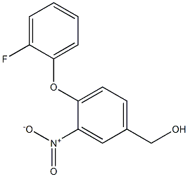 [4-(2-fluorophenoxy)-3-nitrophenyl]methanol 구조식 이미지