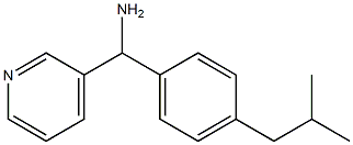 [4-(2-methylpropyl)phenyl](pyridin-3-yl)methanamine 구조식 이미지