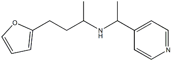 [4-(furan-2-yl)butan-2-yl][1-(pyridin-4-yl)ethyl]amine Structure