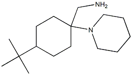 [4-tert-butyl-1-(piperidin-1-yl)cyclohexyl]methanamine Structure